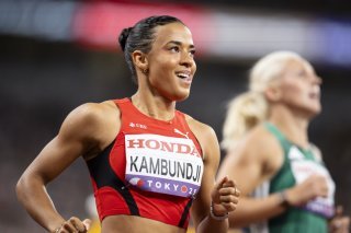 Ditaji Kambundji qualifiée pour la finale du 100 m haies des Mondiaux KEYSTONE/MICHAEL BUHOLZER
